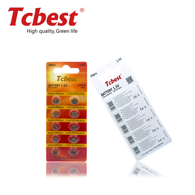 Wholesale AG5 Alkaline Battery LR48 Button Cell 1.5V 60mAh for Consumer Electronics & Power Tools