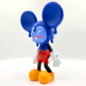 Hot Sale Custom Blue Fluid <strong>Sad</strong> Matte 1 6 Scale Resin Toy Figure for Designer Collection Art Toy Home Decor Gift - Product Image 2