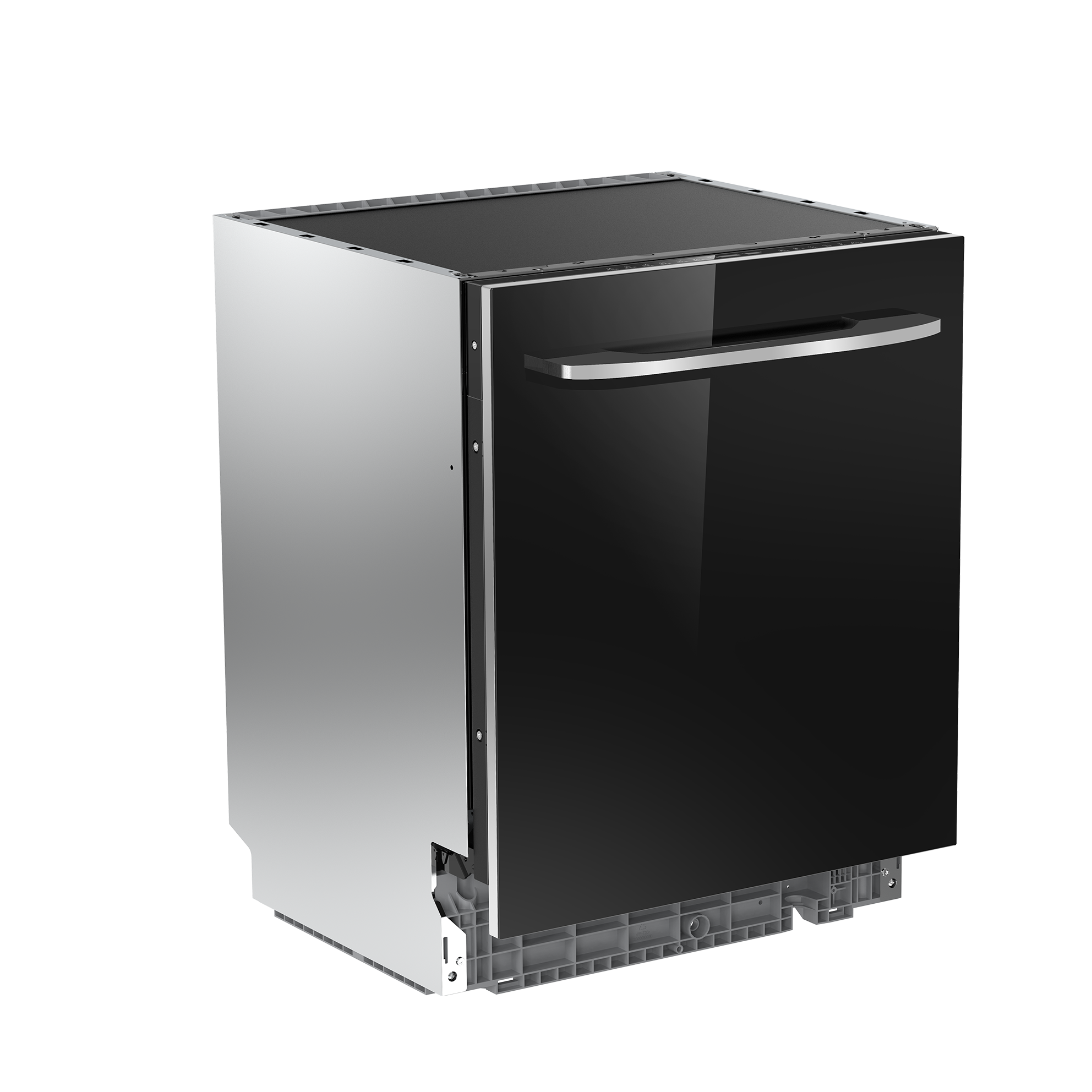 Stainless Steel Household Dishwasher OEM Modern Smart Automatic Dishwasher Dispenser with Sink Finish