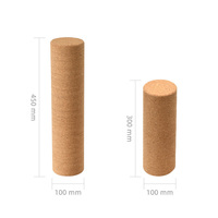 Rouleau de mousse de Massage de haute qualité, rouleau de Yoga en liège écologique naturel de haute densité, vente en gros