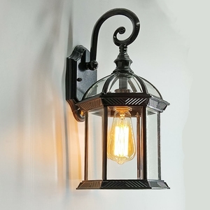 ETL APPROVE Vintage Wall <strong>Lantern</strong> Outdoor Innovative Gardening Products Waterproof Antique <strong>Brass</strong> Wall Sconce - Product Image 1