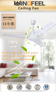 Super Africa Orient Focus 36 pouces 48 "900mm 120cm Ventilateur de plafond à lame courte Mini ventilateur décoratif avec 3 <span class=keywords><strong>lames</strong></span> en métal - Product Image 2