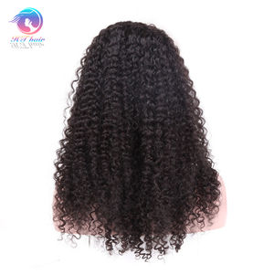 Perruque bouclée 9A pour cheveux blhairbrésiliens Perruques tressées Hthaird Cheveux brésiliens avant en dentelle pour femmes, dentelle sans colle Fhair <span class=keywords><strong>Meche</strong></span> Brown Long - Product Image 3