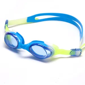 Модные смешанные цвета противотуманные Забавные милые детские очки для плавания