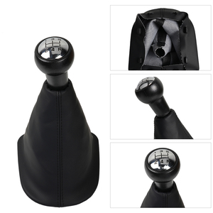 Pommeau de levier de vitesse en <span class=keywords><strong>cuir</strong></span> à 5 vitesses pour Peugeot Citroen 206 207 <span class=keywords><strong>307</strong></span> C3 C4 C5 pommeau de levier de vitesse - Product Image 3