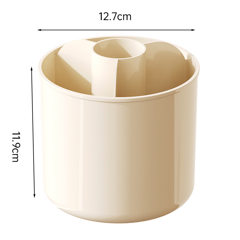 Independent tube - milky white [rotating with compartments]