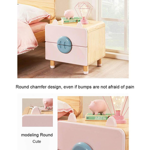 Comodini per Bambini con Disegni Animati, <span class=keywords><strong>Comodino</strong></span> in Legno con Cassetto per Cameretta e Sala Giochi - Product Image 4