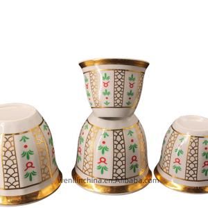 Arabie Saoudite Café Wenlin Usine Personnalisé PORCELAINE logo Ethiop Ian Céramique Musulman Thé et Cawa Moderne SET 12 PCS Par BOÎTE - Product Image 1