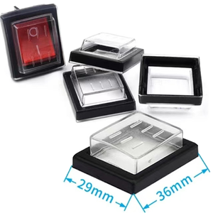 In Stock KCD4 6 Pin tipo barca interruttore 16A bilanciere con luce 2 ingranaggi struttura elettronica In plastica - Product Image 1