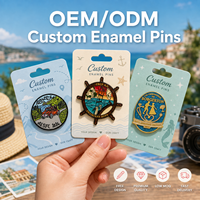 Fabrication de badges en métal personnalisés OEM, développement de moules privés, badges en émail doux ou dur avec logo pour les marques mondiales