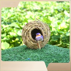 Nido de Paja para Pájaros, Caja de Cría, Nido de Gallina, Nido para Aves, Suministros para Mascotas, Decoración de Jardín, Jaula para Pájaros - Product Image 1