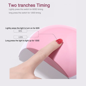 <span class=keywords><strong>Lampe</strong></span> de séchage UV/LED portable mini 48W - 15 perles, séchage rapide pour vernis gel, manucure, pédicure, usage domestique - Product Image 3