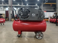 Compresseur d'air à vis compact et portable, lubrifié, refroidi par air, 1,5 kW/2 CV, alimentation CA 220 V/110 V, 85 L, avec moteur et pompe