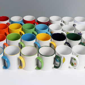 Trắng/galzed 11oz thăng hoa cốc trà cốc cà phê Cốc gốm cho nhà máy - Product Image 3