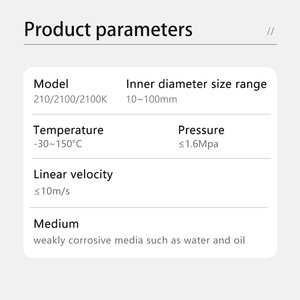 Kit de sello mecánico de bomba Pentair vendido en fábrica con tubo corrugado de caucho <span class=keywords><strong>EPDM</strong></span> tipo 210 - Product Image 5