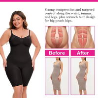 Faja Moldeadora de Alta Calidad al por Mayor, Combinación Completa sin Costuras para Mujer, Talla Grande, Control de Abdomen, Levanta Glúteos