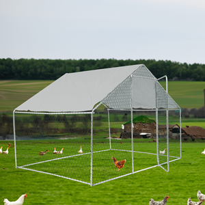 XPT033 grand poulailler extérieur en fil métallique 3W * 2L * 2H pare-soleil étanche <span class=keywords><strong>Cage</strong></span> pour animaux de compagnie - Product Image 5