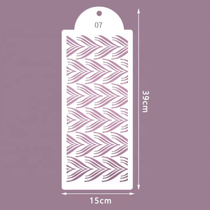 Pochoirs en plastique à motifs floraux en dentelle pour la décoration de gâteaux en pâte à sucre - Product Image 4