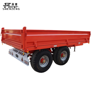 <span class=keywords><strong>Remorque</strong></span> utilitaire à 4 roues à <span class=keywords><strong>double</strong></span> essieu pour tracteur agricole - Product Image 2