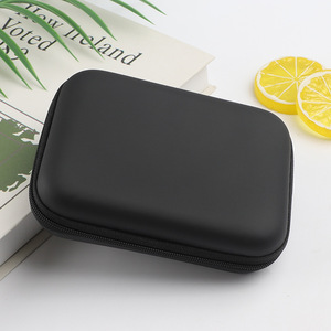 Bolsa de almacenamiento EVA, 140 mm x 100 mm x 40 mm, estuche portátil para banco de energía, color negro - Product Image 2