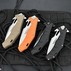 Couteau pliant portable d'extérieur en gros, outils avec manche G10, couteau de camping personnalisé OEM pour applications DIY, acier inoxydable 8CR13MOV - Product Image 2
