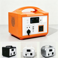 Générateur solaire portable 600W à onde sinusoïdale pure, batterie LiFePO4, banque de charge rapide pour camping en extérieur, camping-car et voyages
