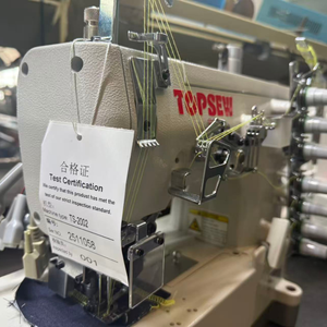 Máquina automática industrial de coser bolsillos de jeans, máquina de coser overlock de una aguja para pantalones de mezclilla - Product Image 4