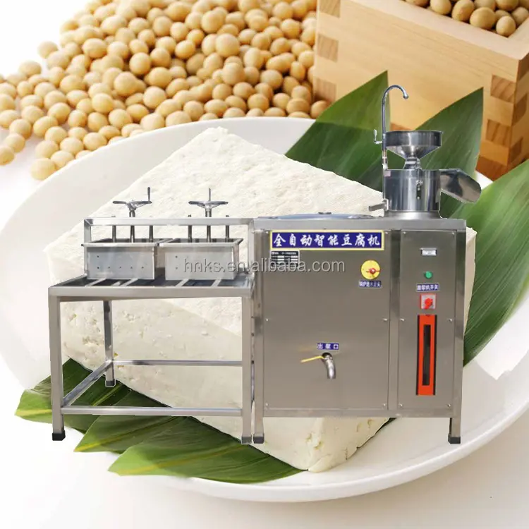 자동 스테인레스 스틸 두부 기계 메이커 콩 우유 파니 만들기 기계 두유 두부 생산 라인 콩 두부 기계