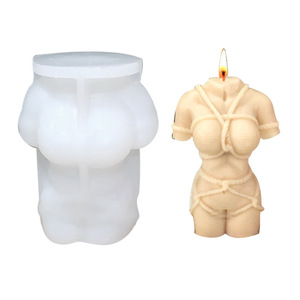 Foggia di candela in stato di gravidanza 3D rilegatura per stampi in Silicone per Statue di gesso per la creazione di torte - Product Image 1