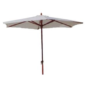 <span class=keywords><strong>Parasol</strong></span> en bois élégant pour patio jardin cour parc meubles-caractéristiques cadre en aluminium et protection solaire - Product Image 1