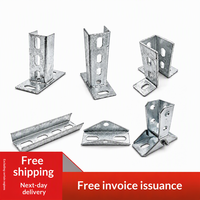 Support photovoltaïque solaire anti-sismique en acier galvanisé à chaud en forme de C/U, pour montage triangulaire en zinc-aluminium-magnésium