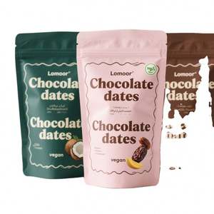 Bolsas de Embalaje Cosmético Personalizadas con Sellado Térmico de 3 Lados, Bolsas de LDPE a Prueba de Humedad con Refuerzo Lateral y Orificio para Colgar, para Champú, Loción y Crema - Product Image 1