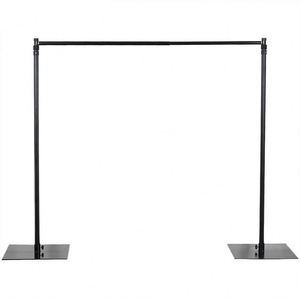 Heavy Duty <b>Backdrop</b> <b>Stand</b> Pipe and Drape Kit Adjustable Metal <b>Backdrop</b> Sand for Wedding Photobooth Exhibition Decoration - Product Image 1