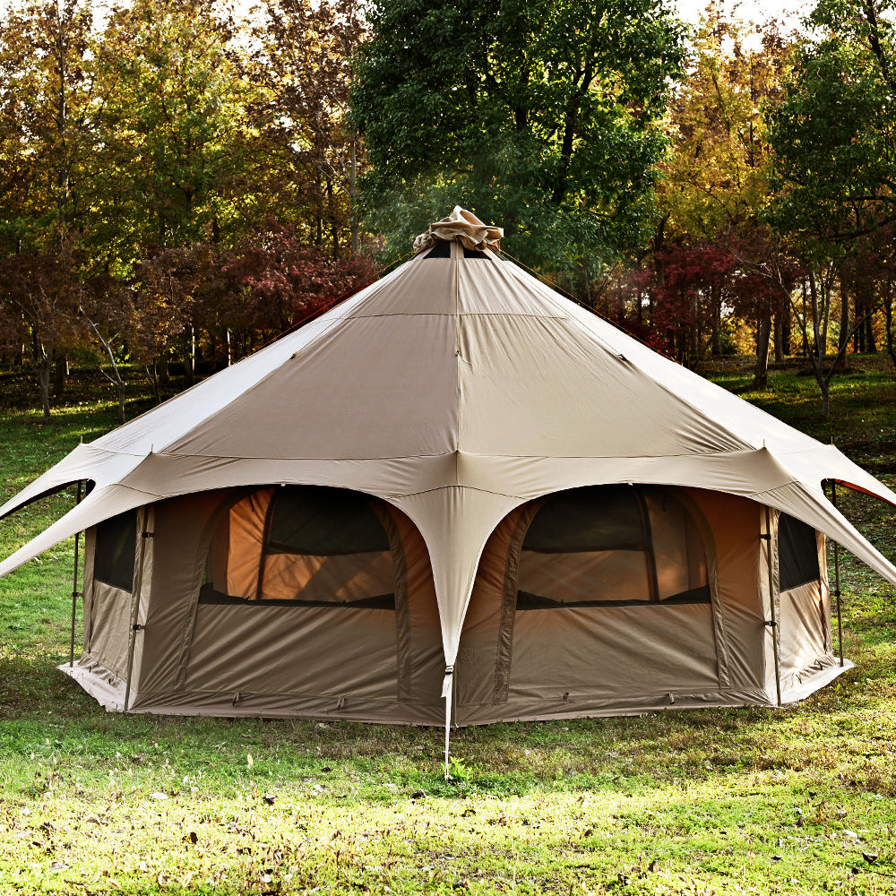 Family Big Tent Outdoor Yurt Safari Canvas Bell Tent for Sale