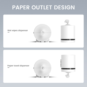 Wall Mounted Wet <strong>Wipes</strong> <strong>Dispenser</strong> Box <strong>Toilet</strong> Paper Holder ABS Plastic Hotel Used Center Roll Wet <strong>Toilet</strong> Paper <strong>Dispenser</strong> - Product Image 3