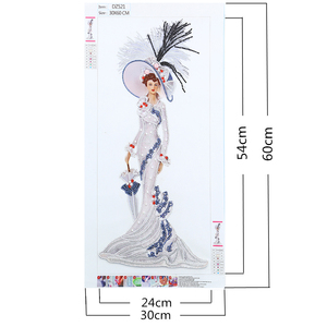 Nouveau 5D robe dame tenture murale diamant peinture forme spéciale perceuse travail manuel strass <span class=keywords><strong>point</strong></span> <span class=keywords><strong>de</strong></span> <span class=keywords><strong>croix</strong></span> mosaïque Art - Product Image 3