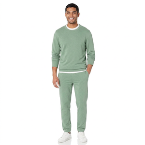 Sudaderas con Capucha Personalizadas Unisex, Casuales, Cuello Redondo, Conjuntos Deportivos 2 en 1, Estampadas, Sólidas, 100% Algodón, Ropa Deportiva para Gimnasio y Actividades al Aire Libre - Product Image 1