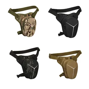 Protector Plus personalizado deporte al aire libre cintura Led bolsa para hombres multifuncional impermeable táctico motocicleta gota pierna bolsa