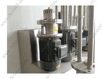 Mélangeur dispersant à haut cisaillement 22kw pour lotion toner détergent savon liquide réservoir de mélange fond émulsifiant