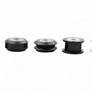 <strong>Plastic</strong> Nylon <strong>Ball</strong> Wheel Pulley with V Groove Round Delrin POM 3D Printer V Wheel High Quality <strong>Bearing</strong> - Product Image 1