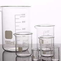 Vente chaude 100-5000ml béchers en verre personnalisables résistant aux hautes températures et antidéflagrant produit de haute qualité