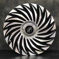 Jantes en alliage d'aluminium forgé Yufei bicolores de style turbine pour Land Rover Range Rover Sport Defender 22 pouces 5x120 personnalisées