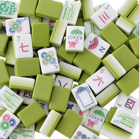 Coffret cadeau prêt à l'emploi, étui rigide résistant aux rayures inclus, Mahjong américain