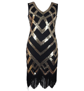 Bestdance <strong>Women</strong> 1920s Gatsby <strong>Cocktail</strong> Sequin Art Deco Flapper <strong>Dress</strong> - Product Image 1