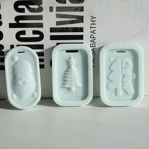 <span class=keywords><strong>Besafe</strong></span> Moldes de Silicona para Manualidades DIY, Adornos Colgantes para Coche de Navidad, Difusores de Aromaterapia de Yeso, Decoración de Piedra - Product Image 3