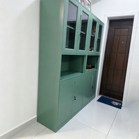 Lemari Arsip Logam Gaya Modern - Furnitur Kantor Berkualitas Tinggi untuk Penggunaan di Kantor, Sekolah, Rumah Sakit, Ruang Tamu, Kapasitas Besar