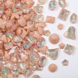 Herbst Winter Maillard Farbe Nagel Strass Pile Diamond Charms Neuankömmling Lose Strass Maniküre Zubehör Schmuck - Product Image 3