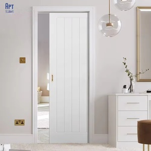 Cửa chuồng tùy chỉnh với đường trượt ẩn, bộ phần cứng cửa chuồng bằng gỗ hoặc kính Bifold cho ngôi nhà hiện đại - Product Image 2