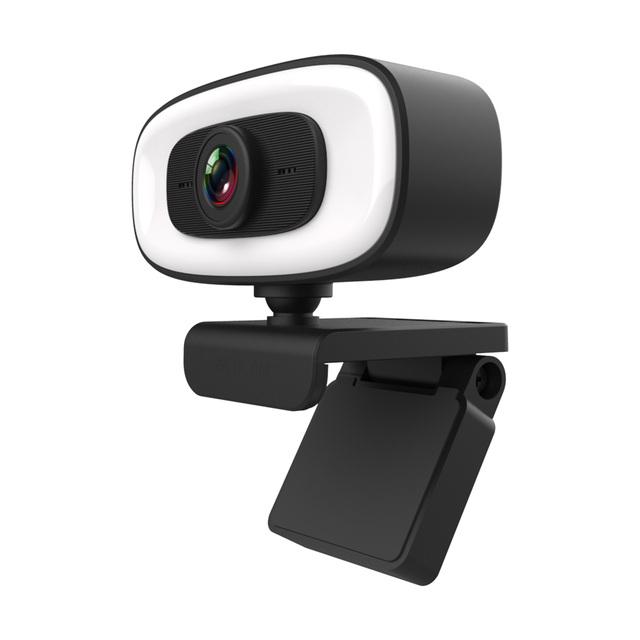 4K Full HD 1080P Webcamera With Light for Online School and Meetings Web Camera for Desktop Computer