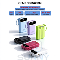Power Bank Mobil Multifungsi 15W Pengisi Daya Nirkabel Magnetik PD 20W Pengisian Cepat Powerbank Portabel OEM ODM Pengisi Daya Ponsel Perjalanan